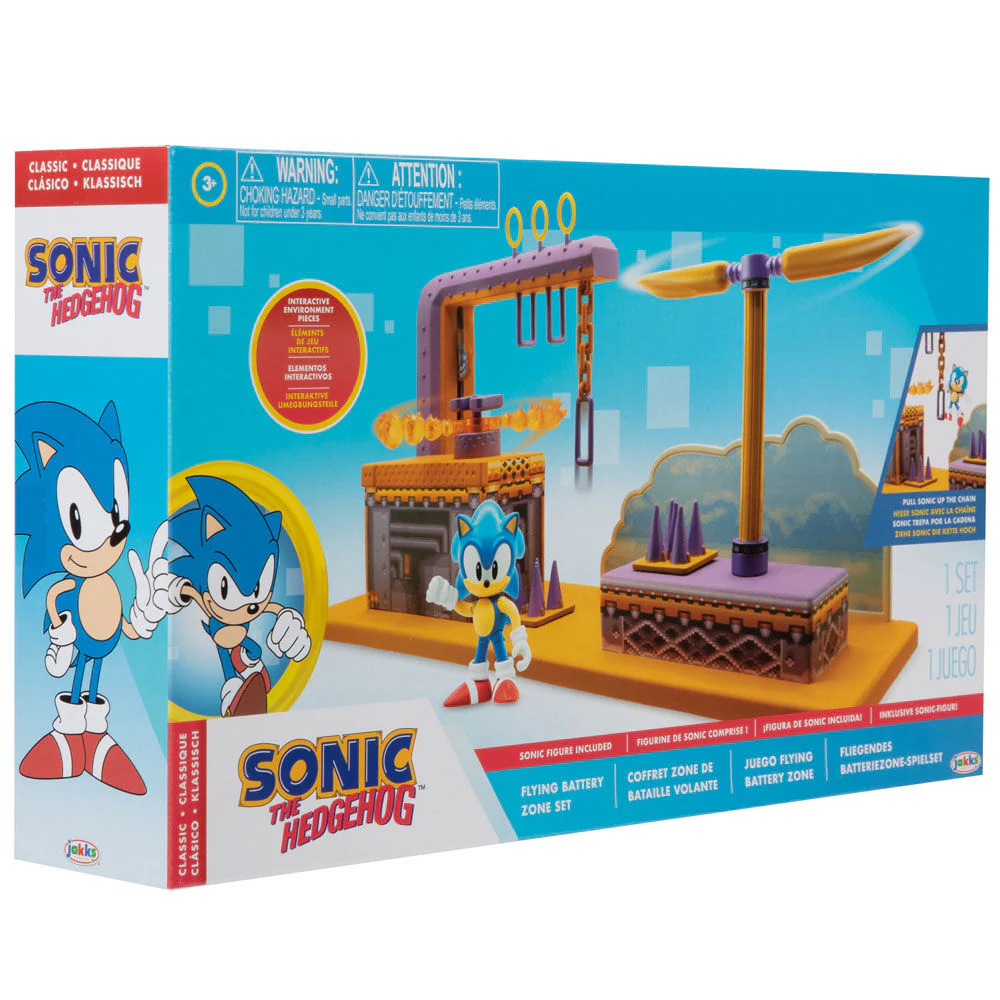 Playset Flying Battery Zone Sonic The Hedgehog 6Cm