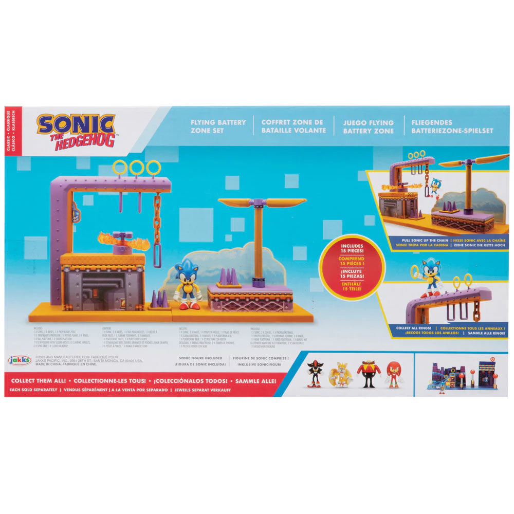 Playset Flying Battery Zone Sonic The Hedgehog 6Cm - Image 2