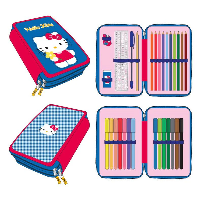 Plumier Hello Kitty Doble