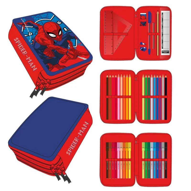Plumier Spiderman Marvel Triple 2