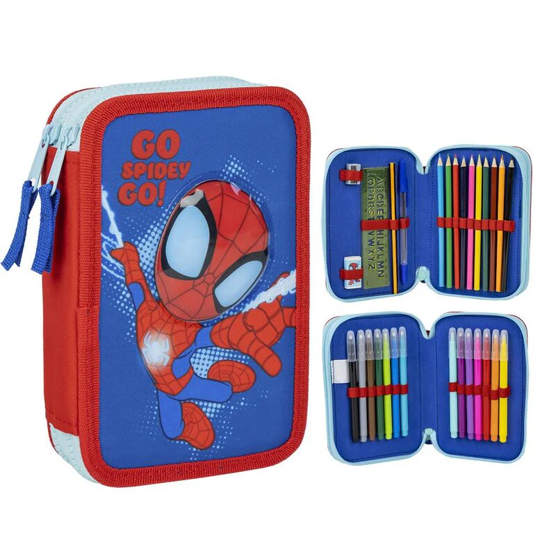 Plumier Spidey Marvel Doble