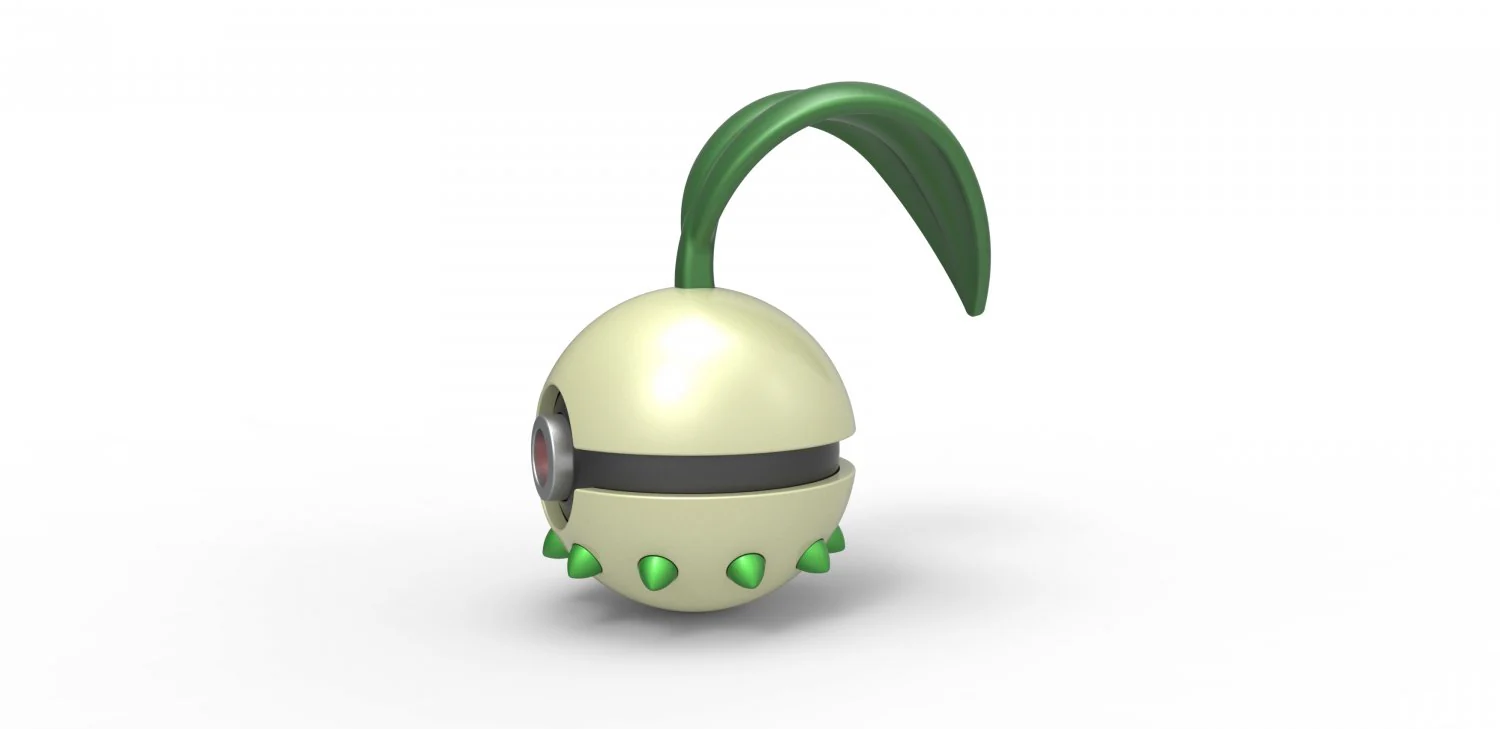 Pokeball Artesanal Chikorita - Image 2