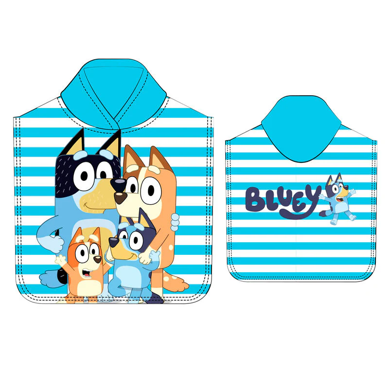 Poncho Toalla Bluey Microfibra 2