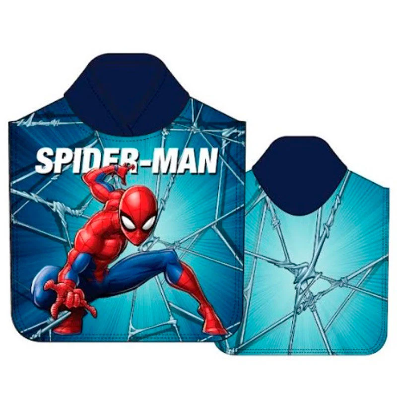 Poncho Toalla Spiderman Marvel Microfibra 5