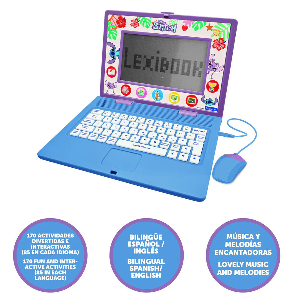 Portatil Educativo Bilingüe Stitch Disney - Image 2