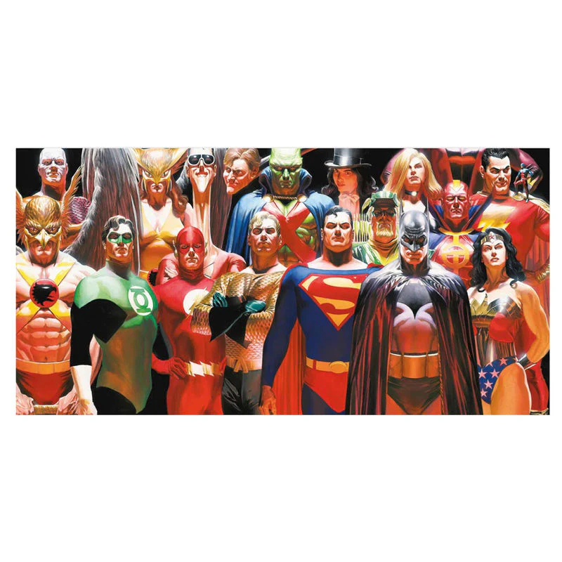Poster Cristal Liga De La Justicia Dc Comics