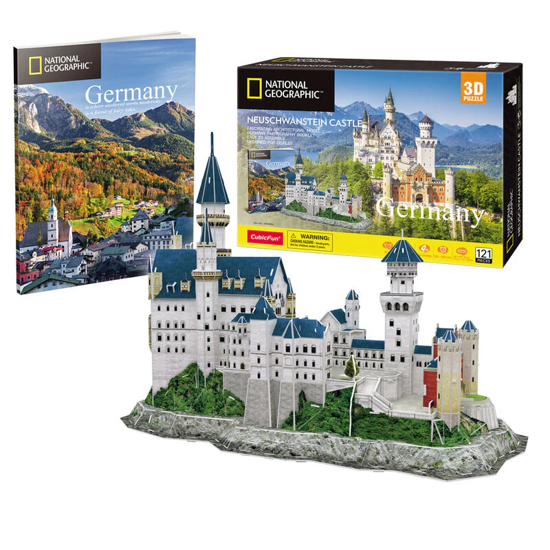 Puzzle 3D Castillo Neuschawanstein National Geographic 121Pzs