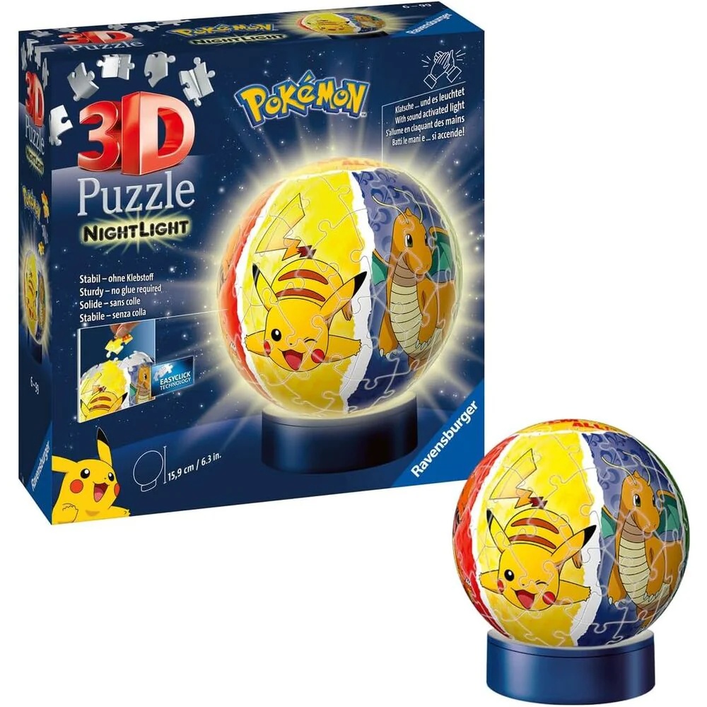Puzzle 3D Luz Nocturna Pokemon 74Pzs - Image 2