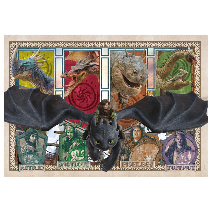 Puzzle Como Entrenar A Tu Dragon 300Pzs - Image 2