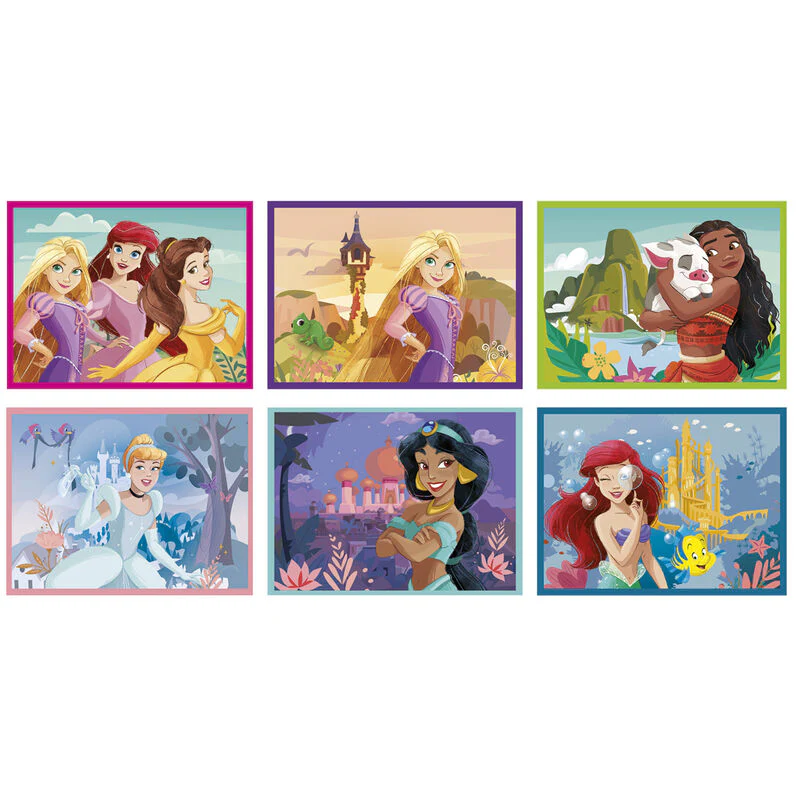 Puzzle Cubo Princesas Disney 12Pzs - Image 2