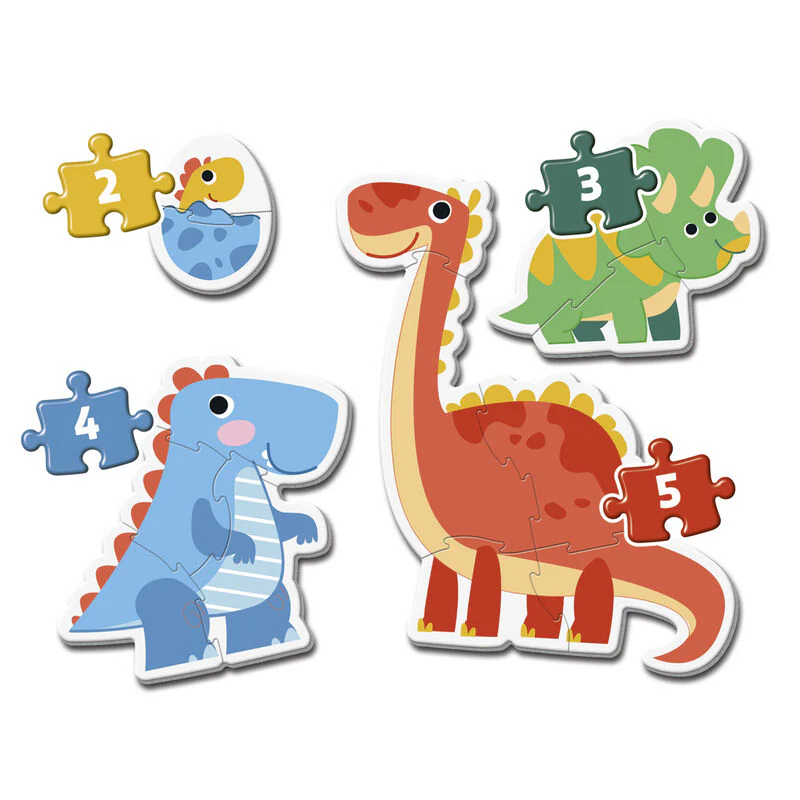 Puzzle Dinosaurios 2-3-4-5Pzs - Image 2