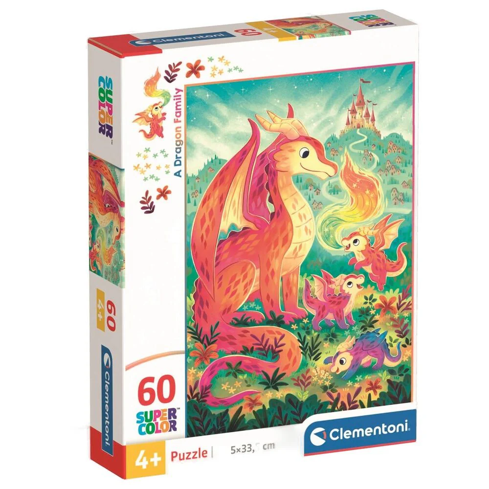 Puzzle Familia Dragones 60Pzs