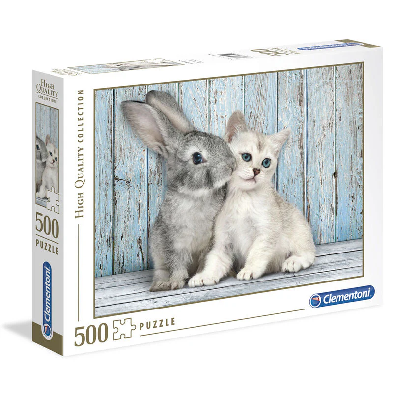 Puzzle Gato Y Conejo 500Pzs - Image 2
