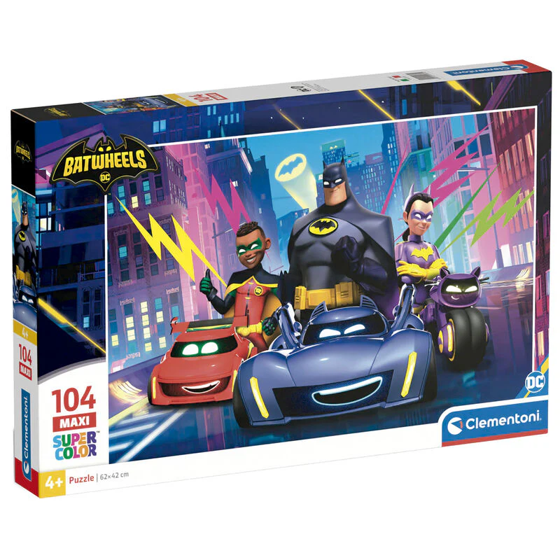 Puzzle Maxi Batwheels Dc Comics 104Pzs