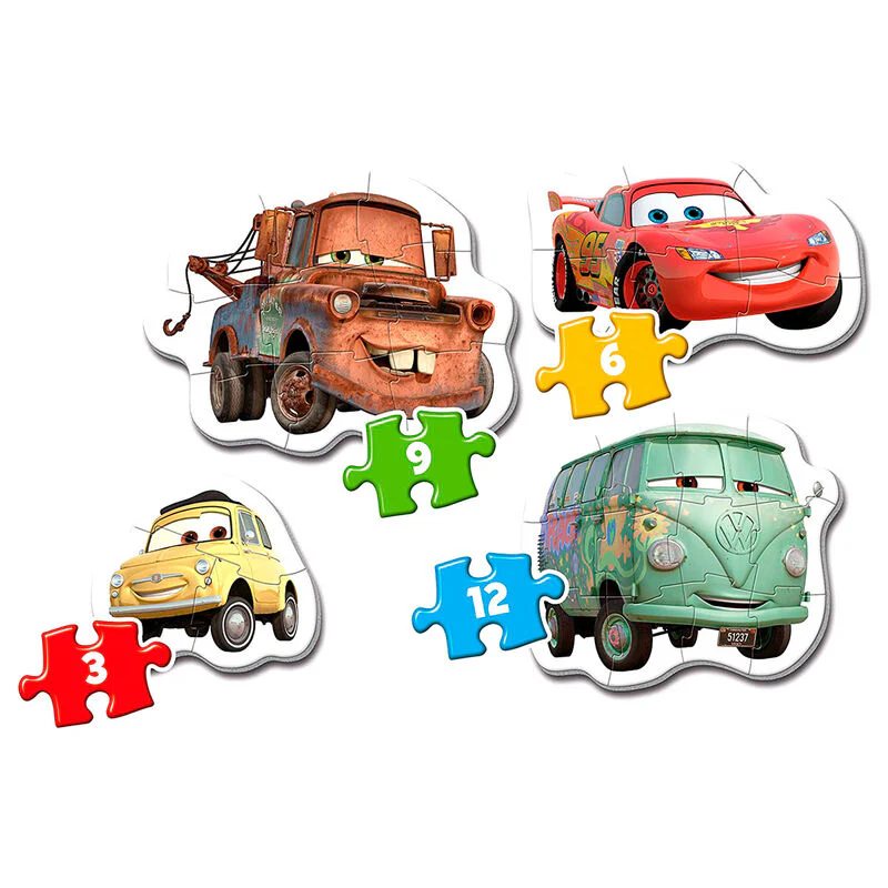 Puzzle My First Puzzle Cars Disney 3-6-9-12Pzs