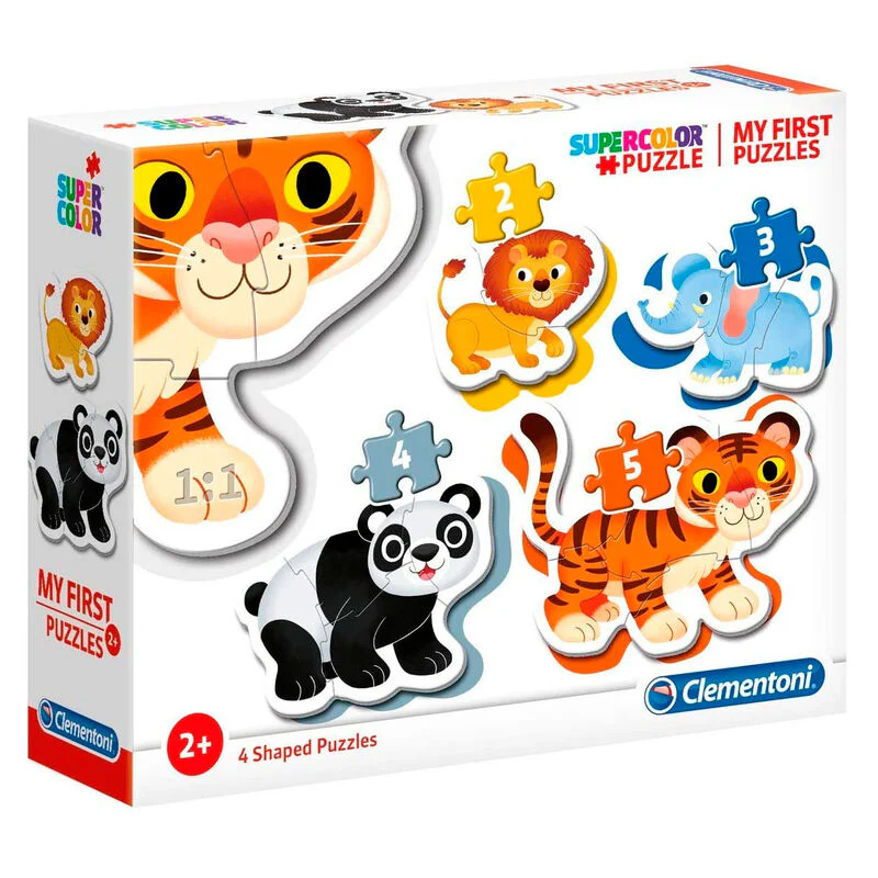 Puzzle My First Puzzle Wild Animals 3-6-9-12Pzs - Image 3