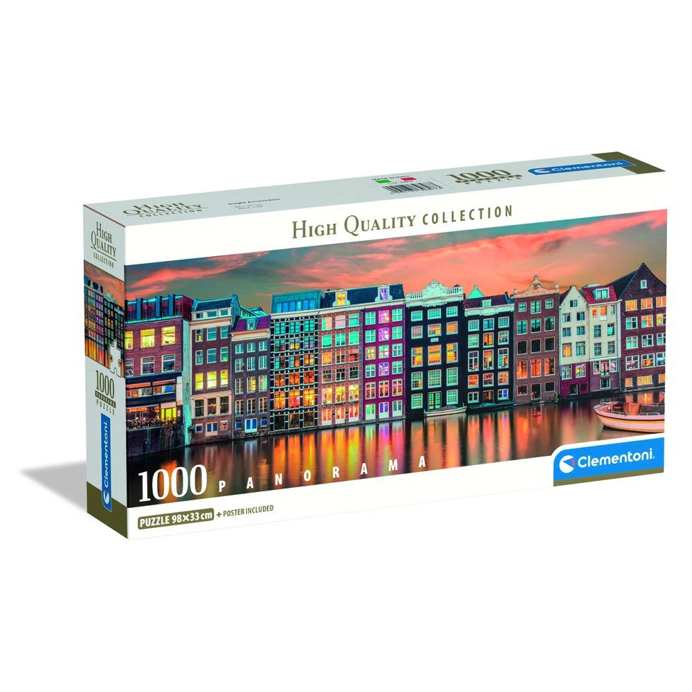 Puzzle Panorama Bright Amsterdam High Quality 1000Pzs - Image 2