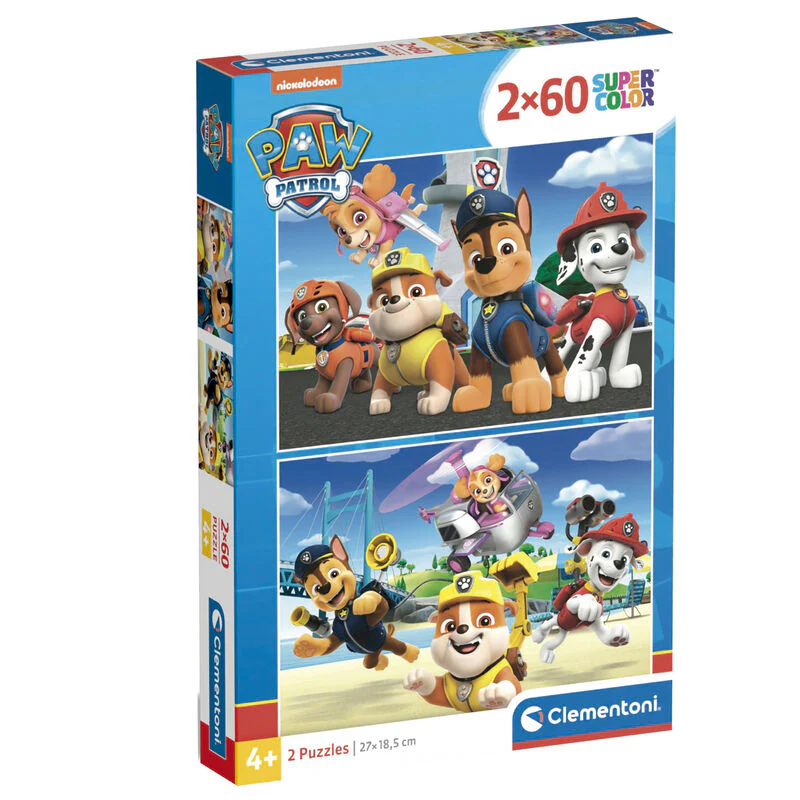 Puzzle Patrulla Canina Paw Patrol 2X60pzs - Image 3