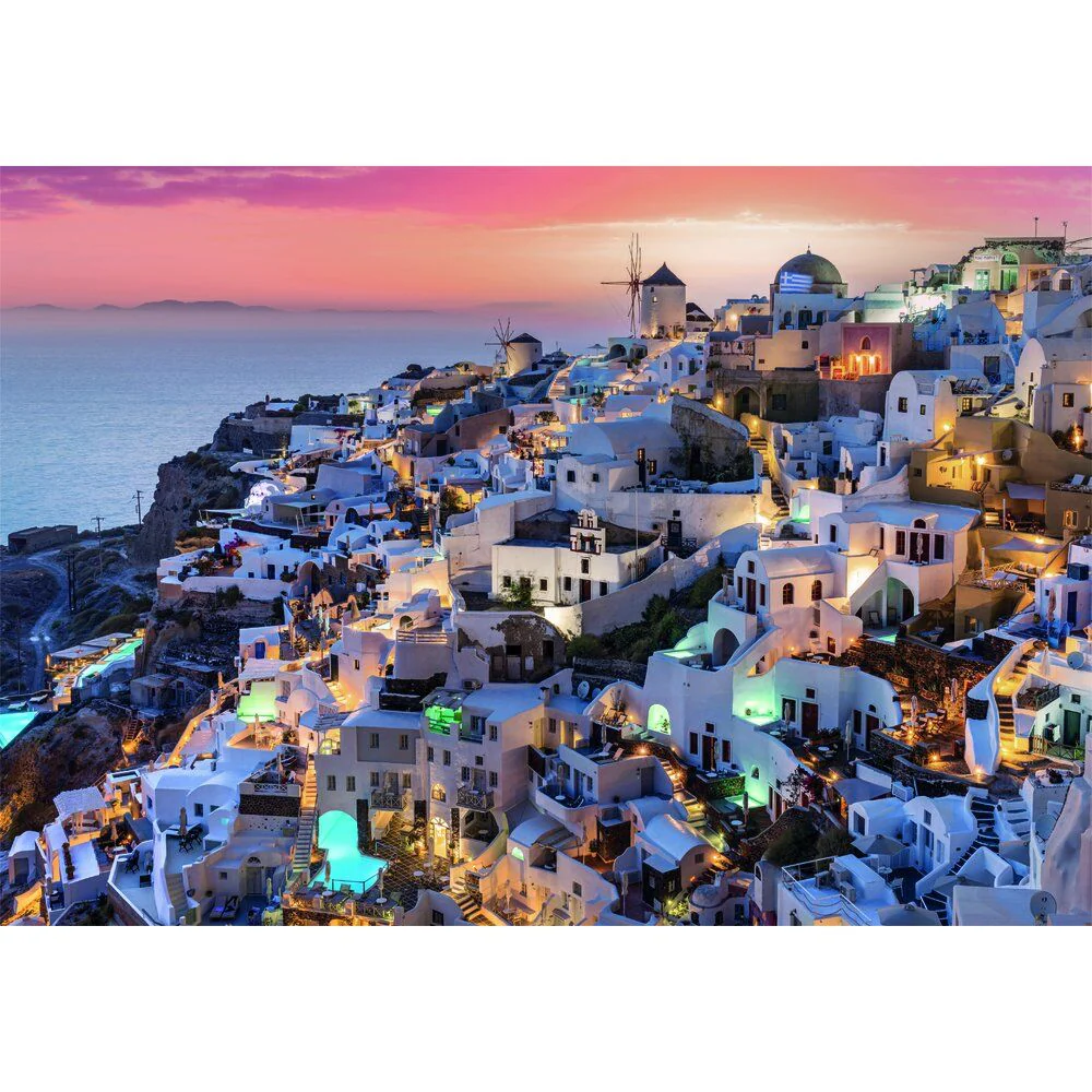 Puzzle Shades Of Santorini High Quality 1000Pzs