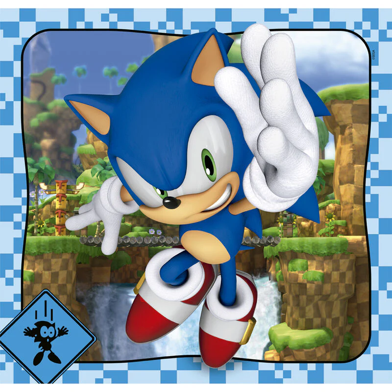 Puzzle Sonic The Hedgehog 3X48pzs - Image 2