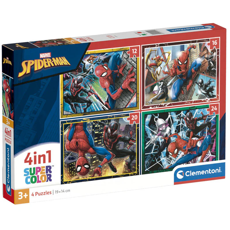 Puzzle Spiderman Marvel 12-16-20-24Pzs