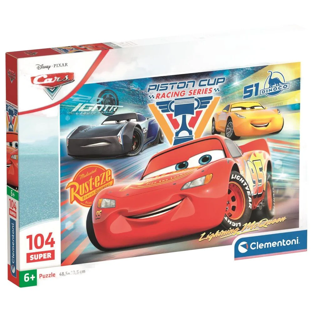 Puzzle Super Cars Disney Pixar 104Pzs - Image 2