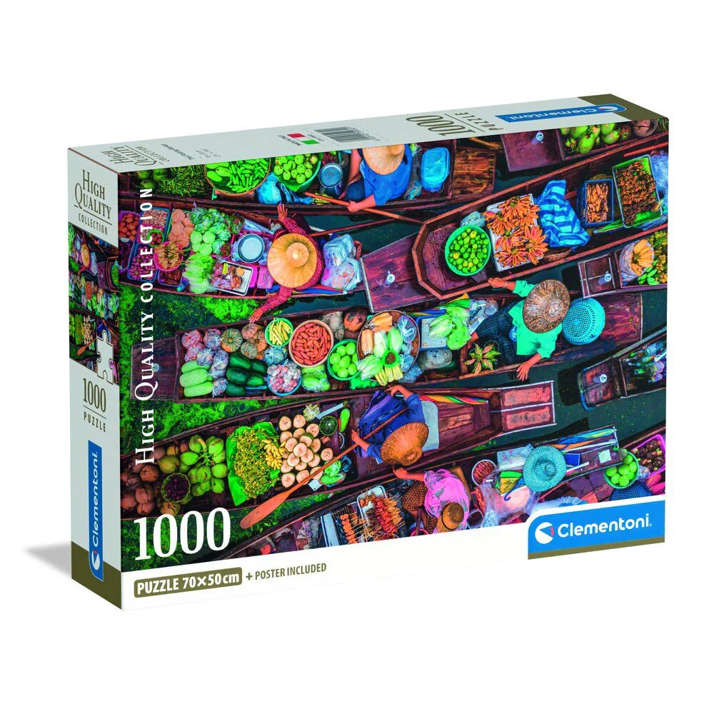 Puzzle Thai Floating Market High Quality 1000Pzs - Image 2