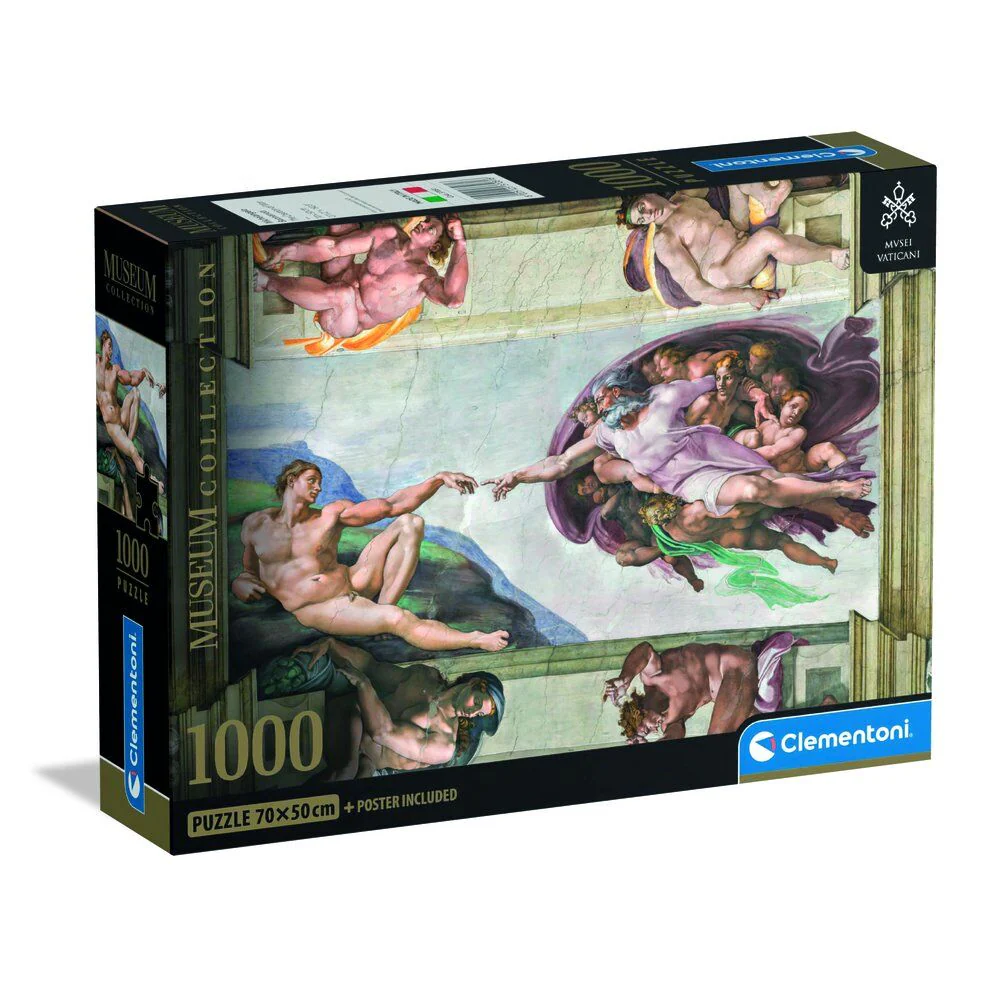 Puzzle The Creation Of Man Michelangelo Museum 1000Pzs