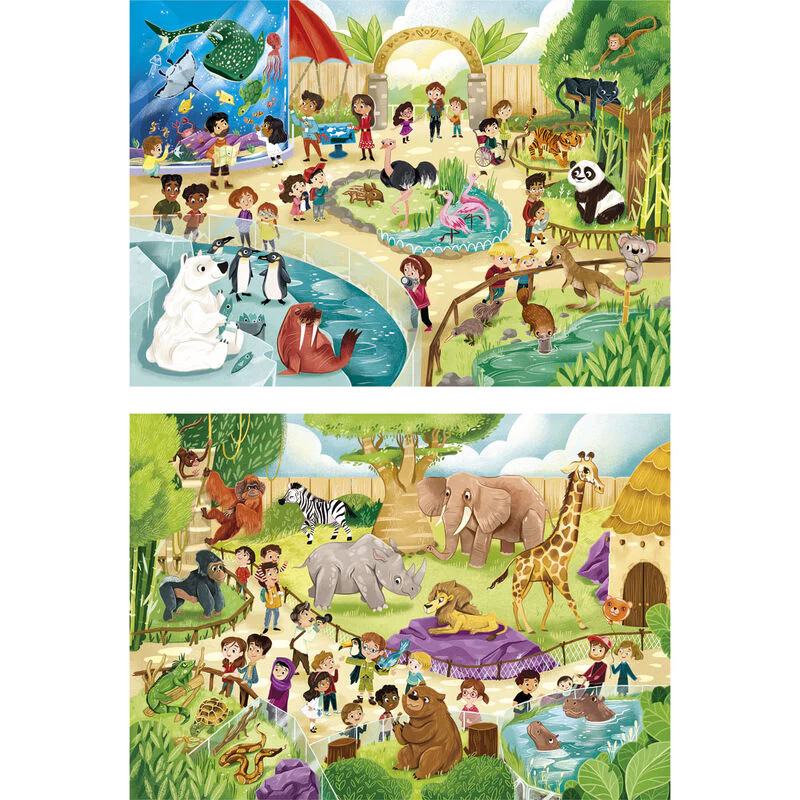 Puzzle Zoo 2X60pzs