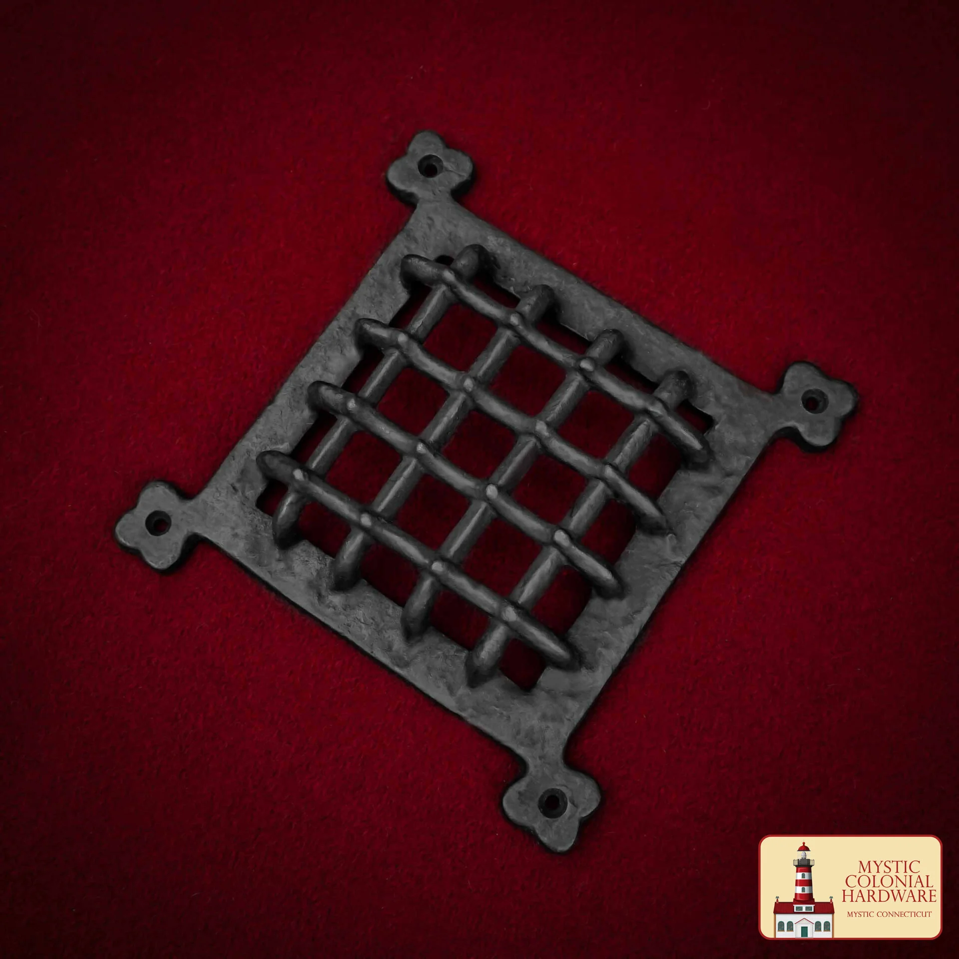 Rejilla Decorativa de Hierro Fundido Macizo de Mystic Colonial Hardware - Cubierta de Ventilación Rústica para Armarios, Persianas, Puertas y Salidas de Aire - Image 6