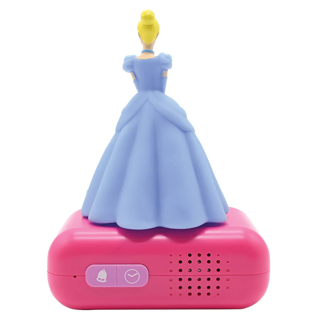 Reloj Despertador Luz Nocturna 3D Cenicienta Princesas Disney - Image 2