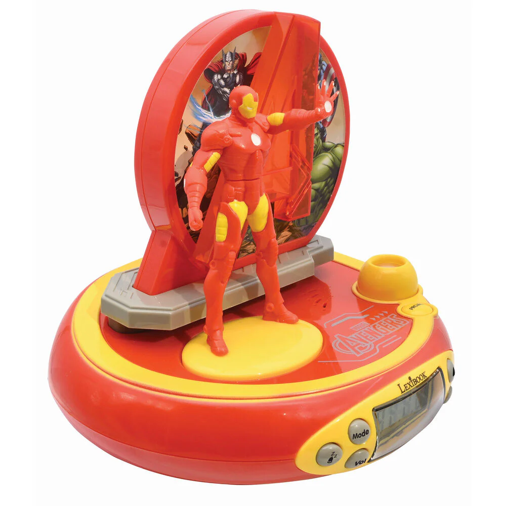 Reloj Despertador Proyector 3D Iron Man Vengadores Avengers Marvel - Image 3