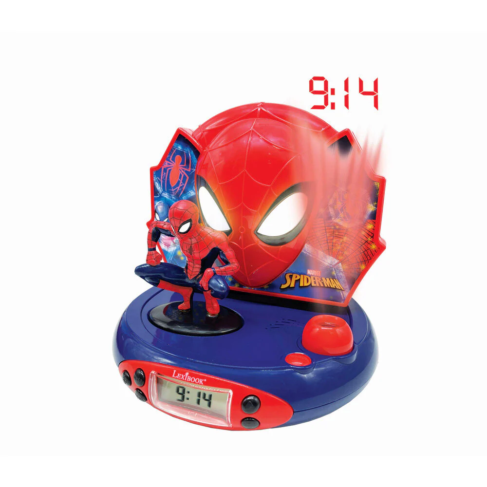 Reloj Despertador Proyector 3D Spiderman Marvel - Image 6