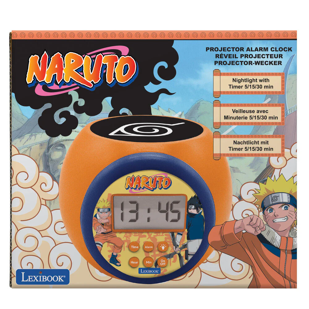 Reloj Despertador Proyector Naruto - Image 2