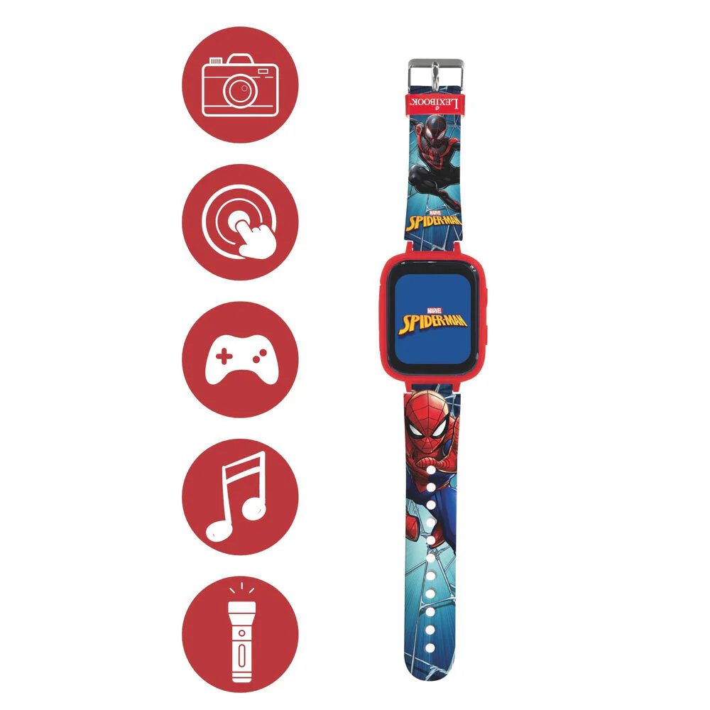 Reloj Digital Con Camara Spiderman Marvel