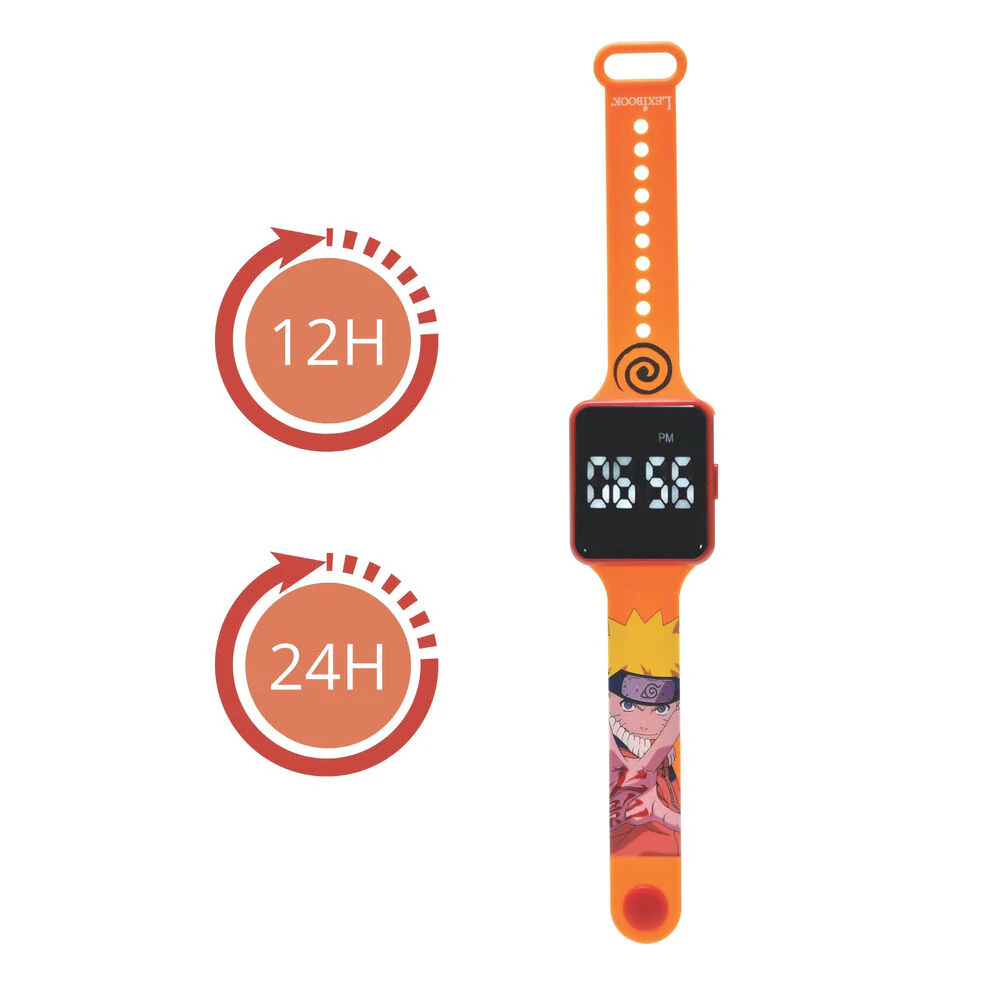 Reloj Digital Led Naruto Shippuden
