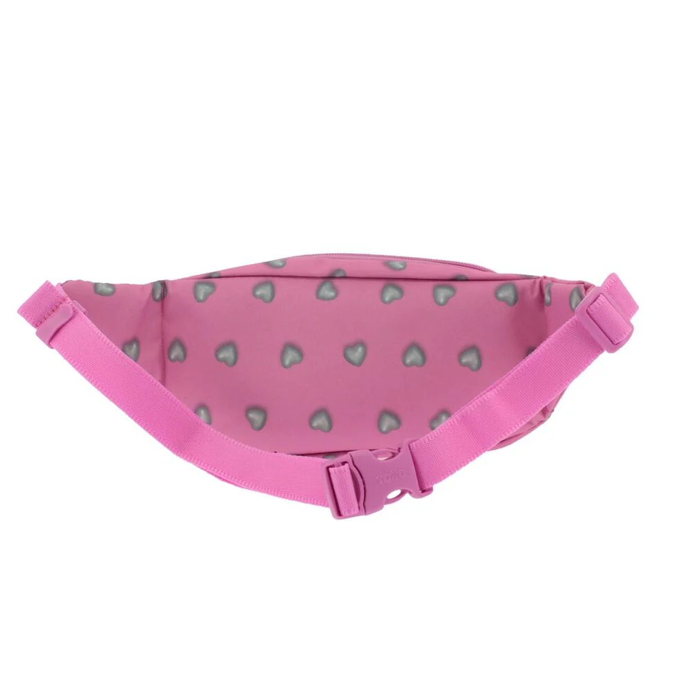 Riñonera Gancho Corazones Rosa - Image 3