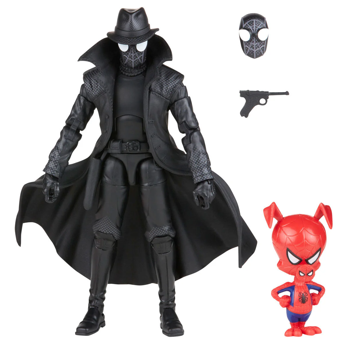 Set 2 Figuras Spiderman Noir Y Spider Ham Spiderman Into The Spider-verse Marvel Legends 15Cm - Image 2