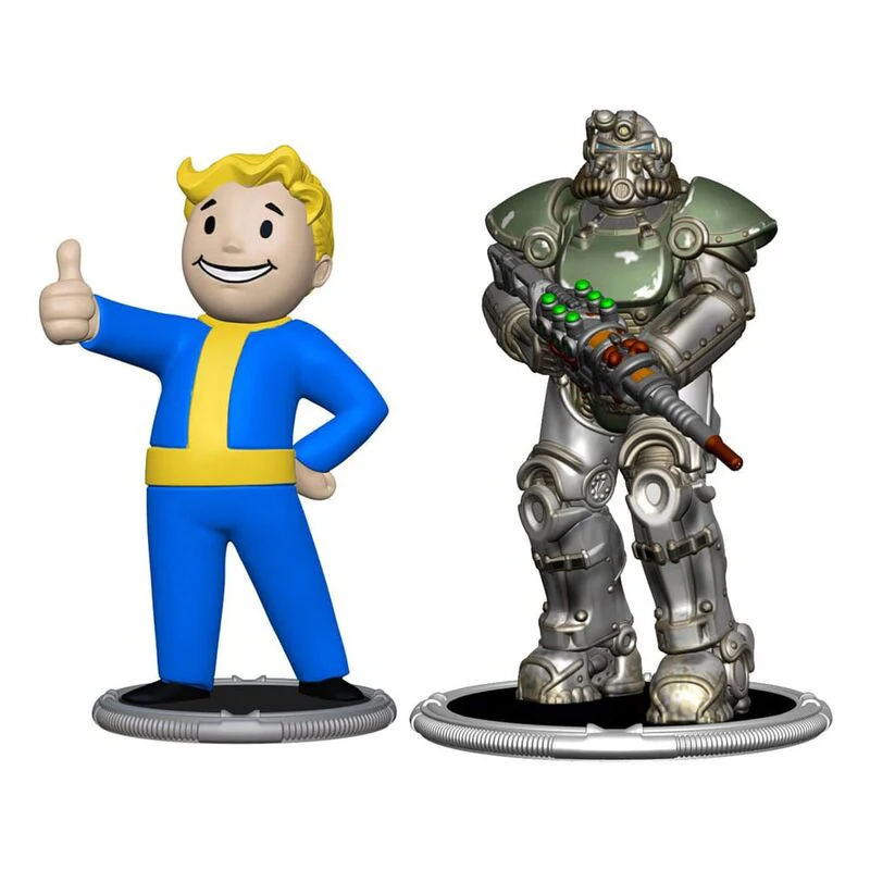Set 2 Figuras T-51 & Vault Boy Classic Fallout 7Cm - Image 2