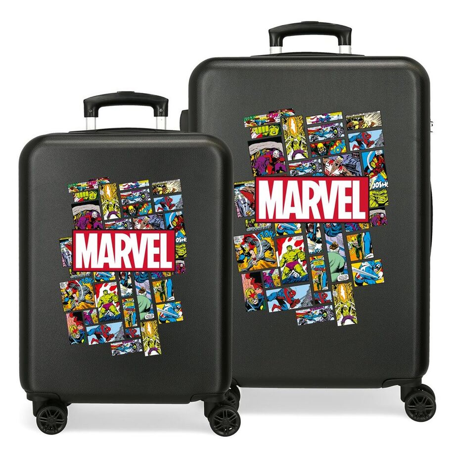 Set 2 Maletas Trolley Abs Comic Marvel