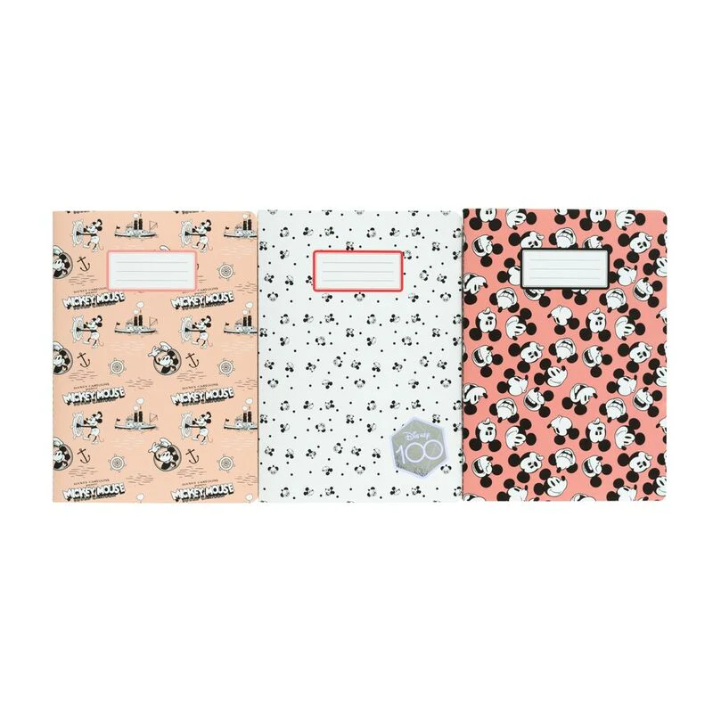 Set 3 Cuadernos A5 Mickey Disney 100 Aniversario - Image 2