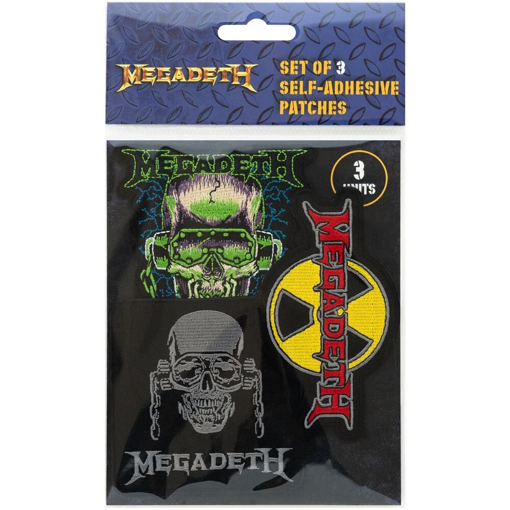 Set 3 Parches Megadeth - Image 2