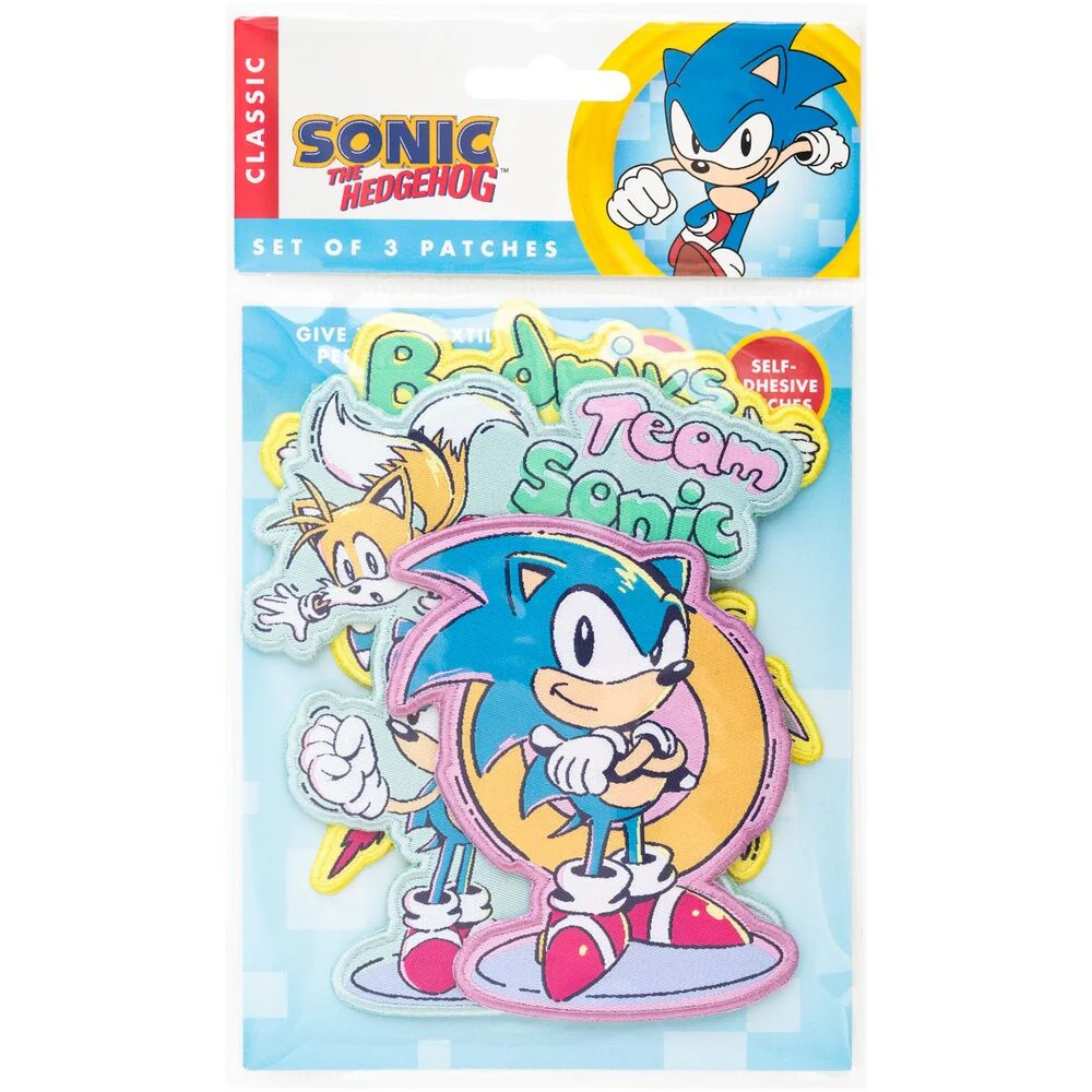 Set 3 Parches Sonic The Hedgehog - Image 2
