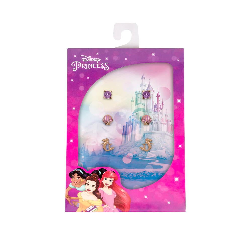 Set 3 Pares De Pendientes La Sirenita Disney - Image 2