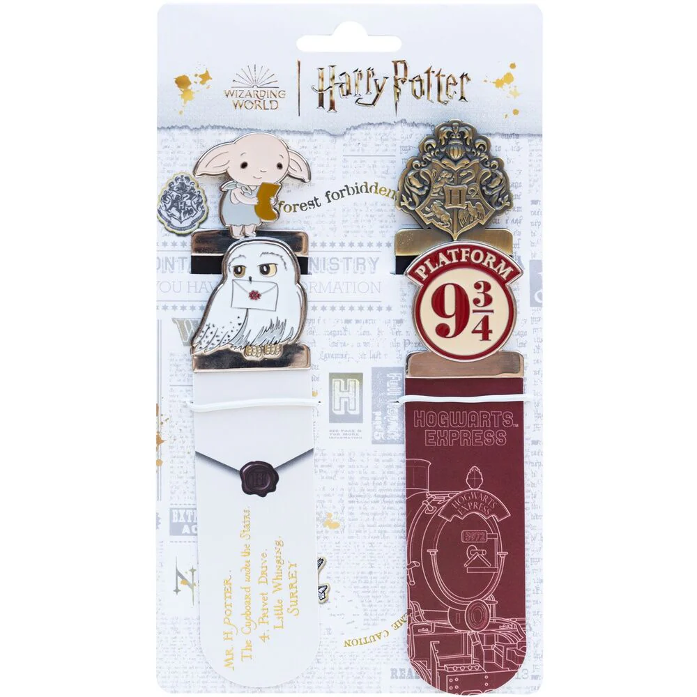 Set 4 Marcapaginas Harry Potter - Image 2