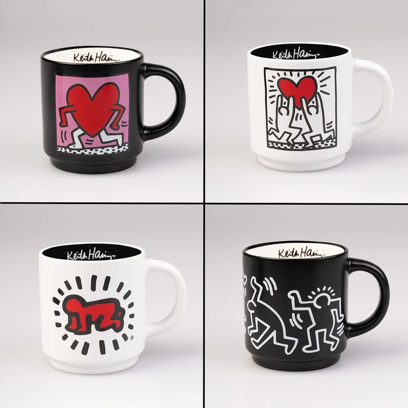 Set 4 Tazas Keith Haring - Image 2