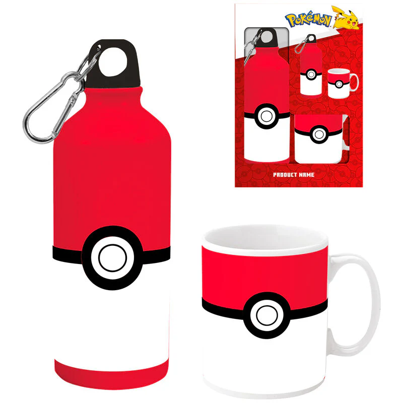 Set Cantimplora Aluminio + Taza Ceramica Pokemon - Image 3