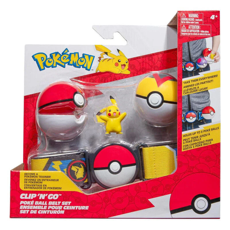 Set Cinturon Poke Ball Pikachu Pokemon Surtido - Image 2