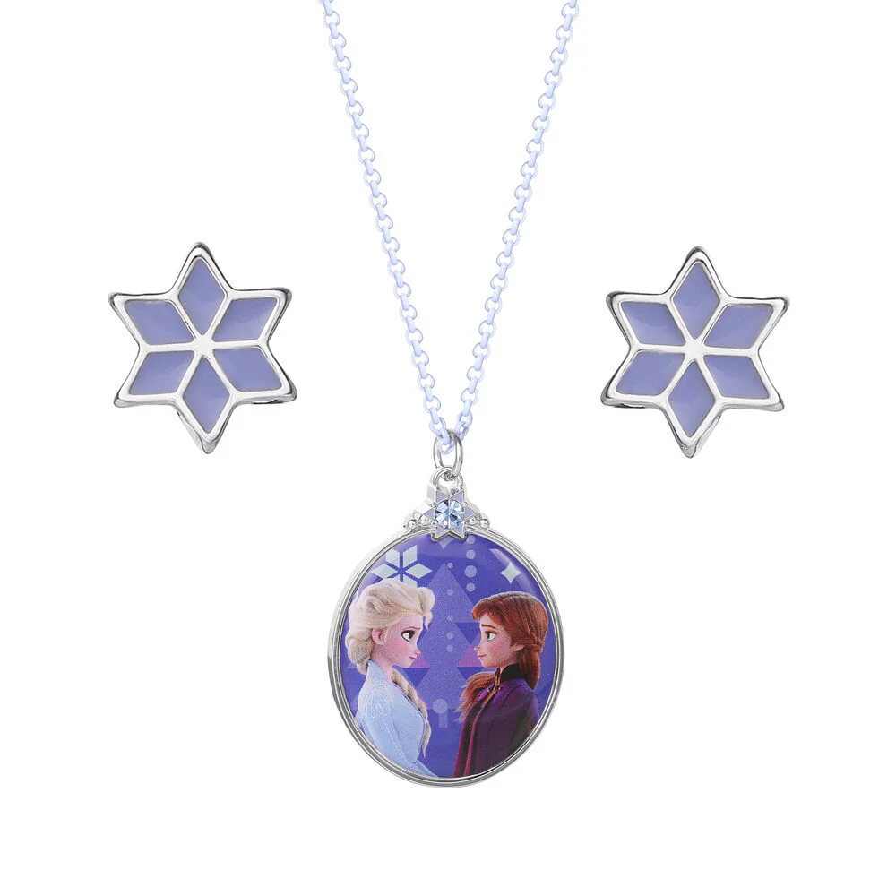 Set Colgante + Pendientes Frozen Disney