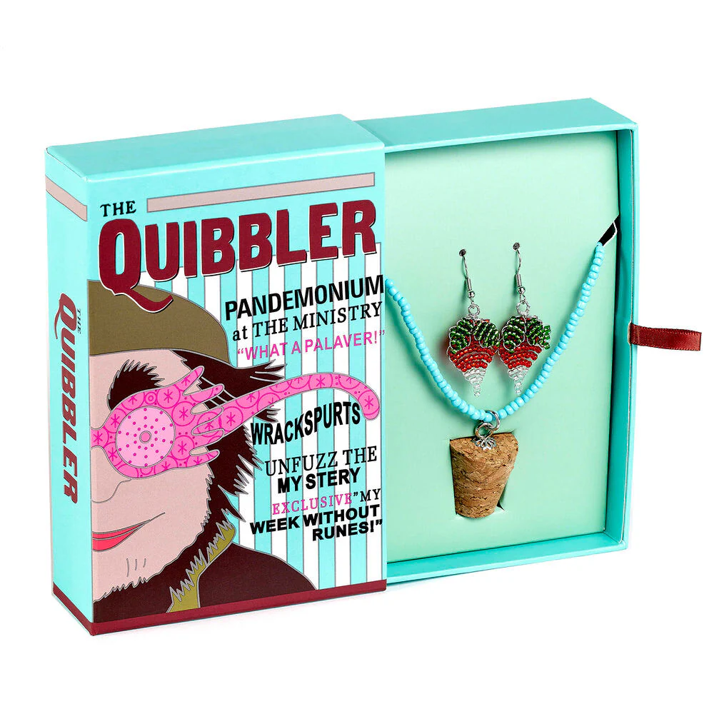 Set Colgante + Pendientes Luna Lovegoods Quibbler Harry Potter - Image 3